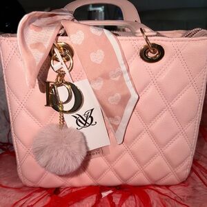 Unbranded Valentines Day Special Quilted Purse And Matching Wallet